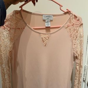 Pink long sleeve shirt